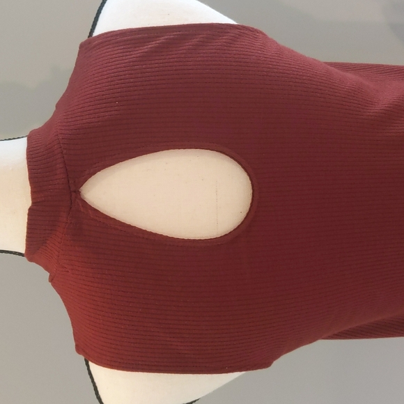 Love Fire Rust Orange Sleeveless Tunic Mini Dress - Picture 8 of 10